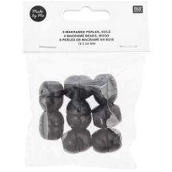 BLACK 19x22mm