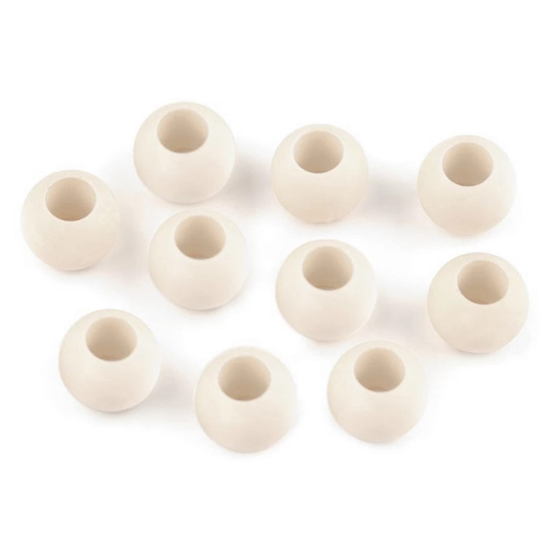 PLASTIČNE KROGLICE 10x12mm CREAM