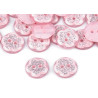 Roža z bleščicami 13MM ROZA