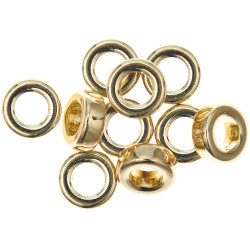 Beads 9x3,5 mm 10 kosov gold