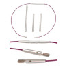 Set povezovalnih vrvi Knit Pro 2 x 35 mm, 1 x 50 mm vključno s ključem