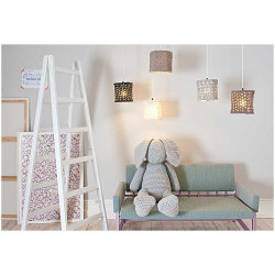 KOVINSKI OBROČ ZA SVETILKO - OKROGEL 15cm SET