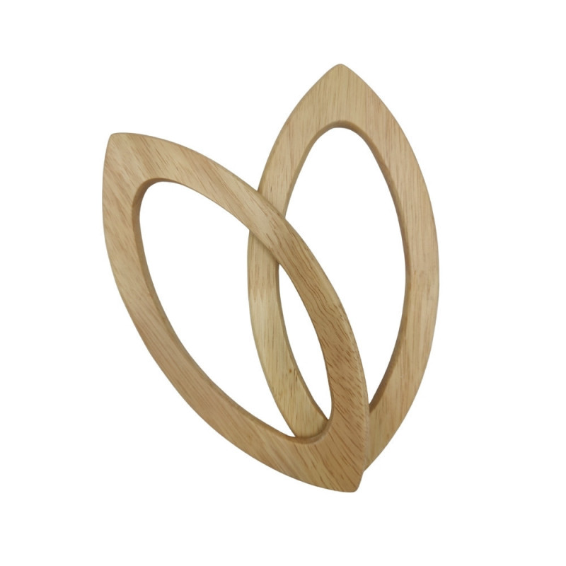 LESENI ROČAJI - OVALNI, 20x9,5cm