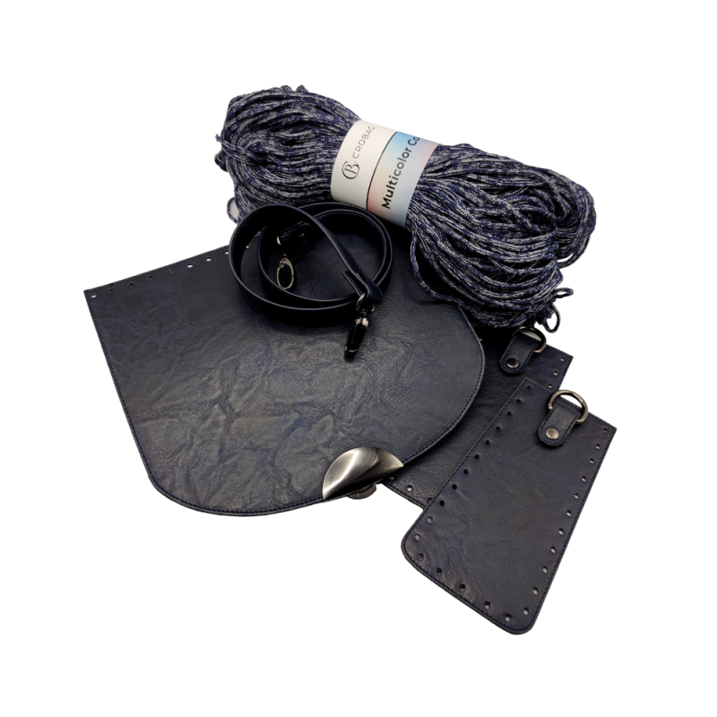 KOMPLET DIANA blue gunmetal / multi blue