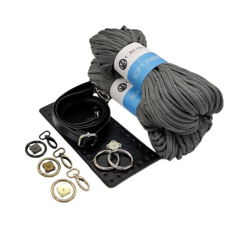 KOMPLET NICOLE black / grey