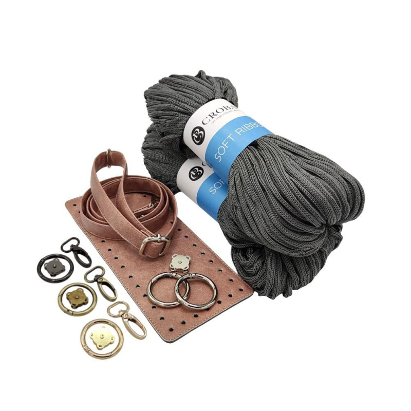 KOMPLET NICOLE oldrose / grey