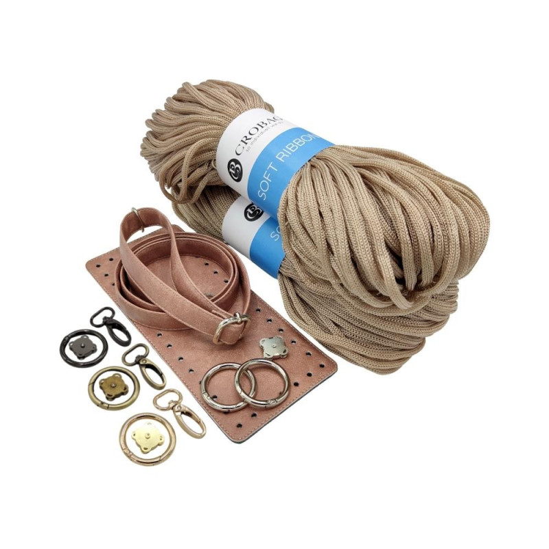 KOMPLET NICOLE oldrose / summerbeige