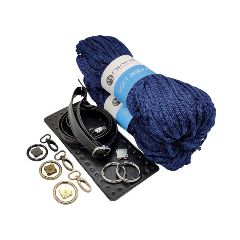 KOMPLET NICOLE black / indigo