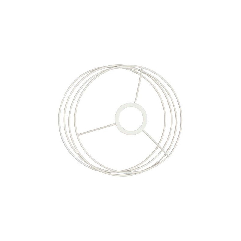 KOVINSKI OBROČ ZA SVETILKO - OKROGEL 20cm SET