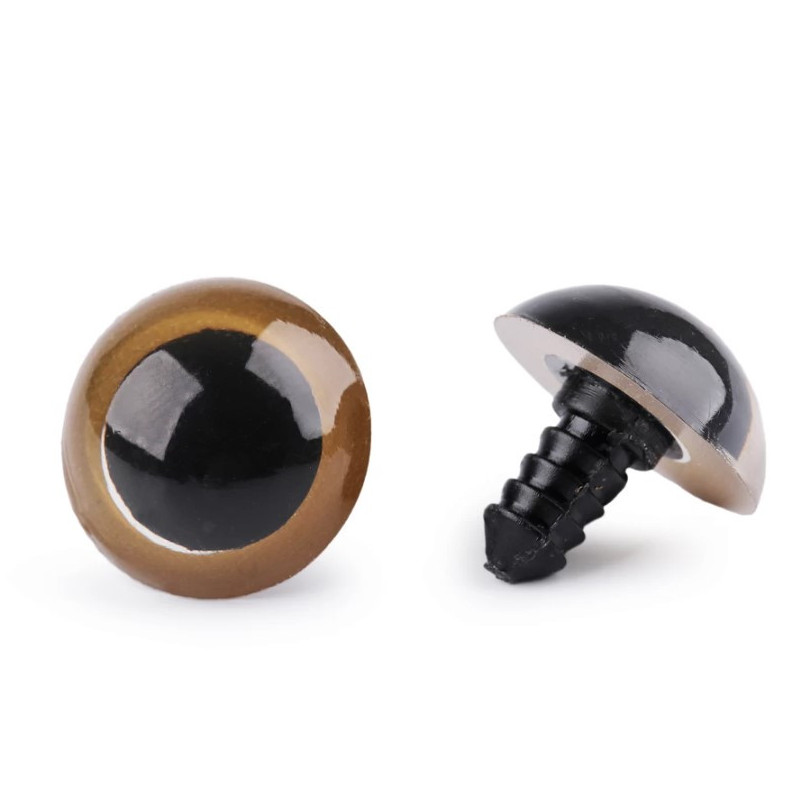 VARNOSTNE OČI 20mm BEŽ