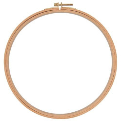 OBROČ ZA VEZENJE IZ BUKOVEGA LESA ⌀21,5cm 10mm