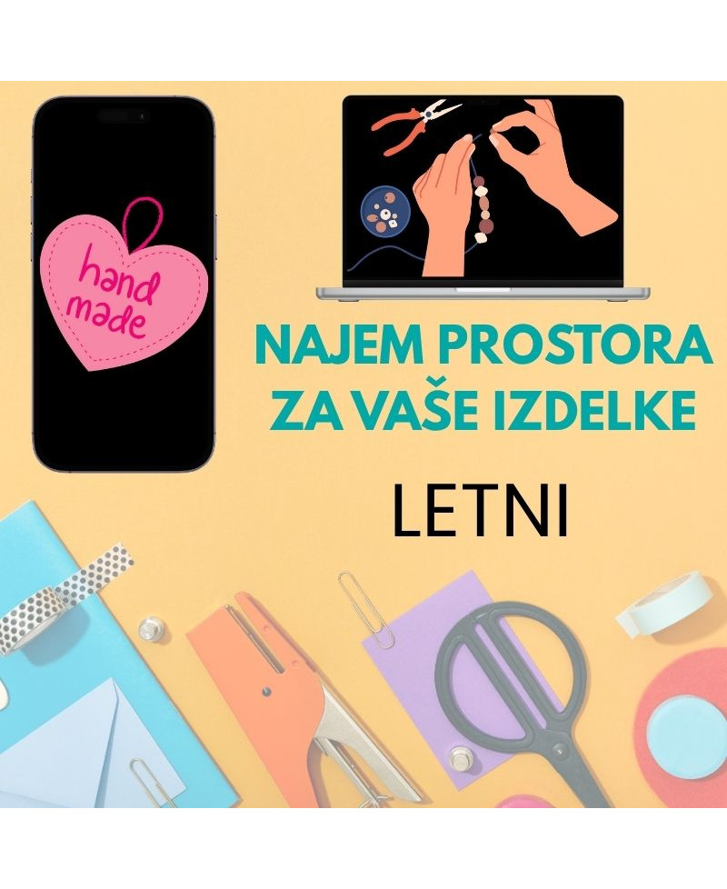 NAJEM PROSTORA ZA DO 20 izdelkov/1 leto