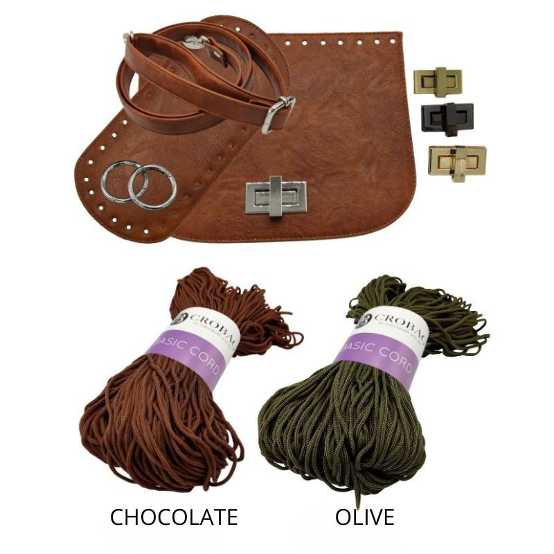 KOMPLET VIVIEN COGNAC