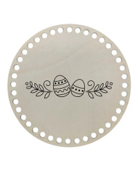 LESENO DNO ZA IZDELAVO KOŠARIC Z GRAVIRANIMI MOTIVI - VELIKA NOČ