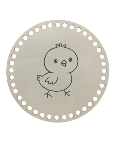 LESENO DNO ZA IZDELAVO KOŠARIC Z GRAVIRANIMI MOTIVI - VELIKA NOČ