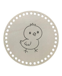 LESENO DNO ZA IZDELAVO KOŠARIC Z GRAVIRANIMI MOTIVI - VELIKA NOČ