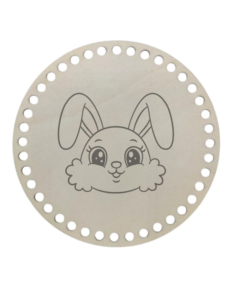 LESENO DNO ZA IZDELAVO KOŠARIC Z GRAVIRANIM MOTIVOM - VELIKA NOČ 1