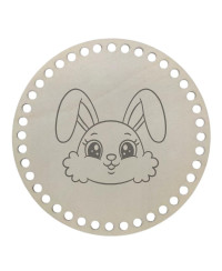 LESENO DNO ZA IZDELAVO KOŠARIC Z GRAVIRANIM MOTIVOM - VELIKA NOČ 1