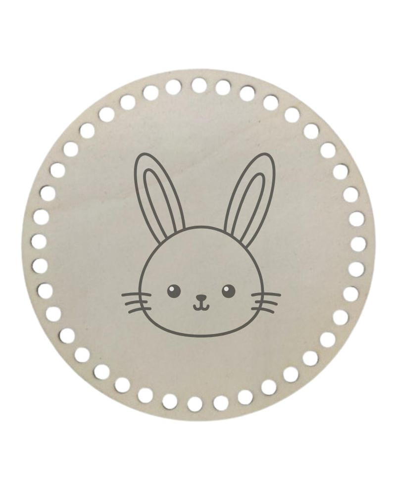 LESENO DNO ZA IZDELAVO KOŠARIC Z GRAVIRANIM MOTIVOM - VELIKA NOČ 2