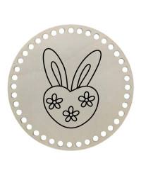 LESENO DNO ZA IZDELAVO KOŠARIC Z GRAVIRANIM MOTIVOM - VELIKA NOČ 4