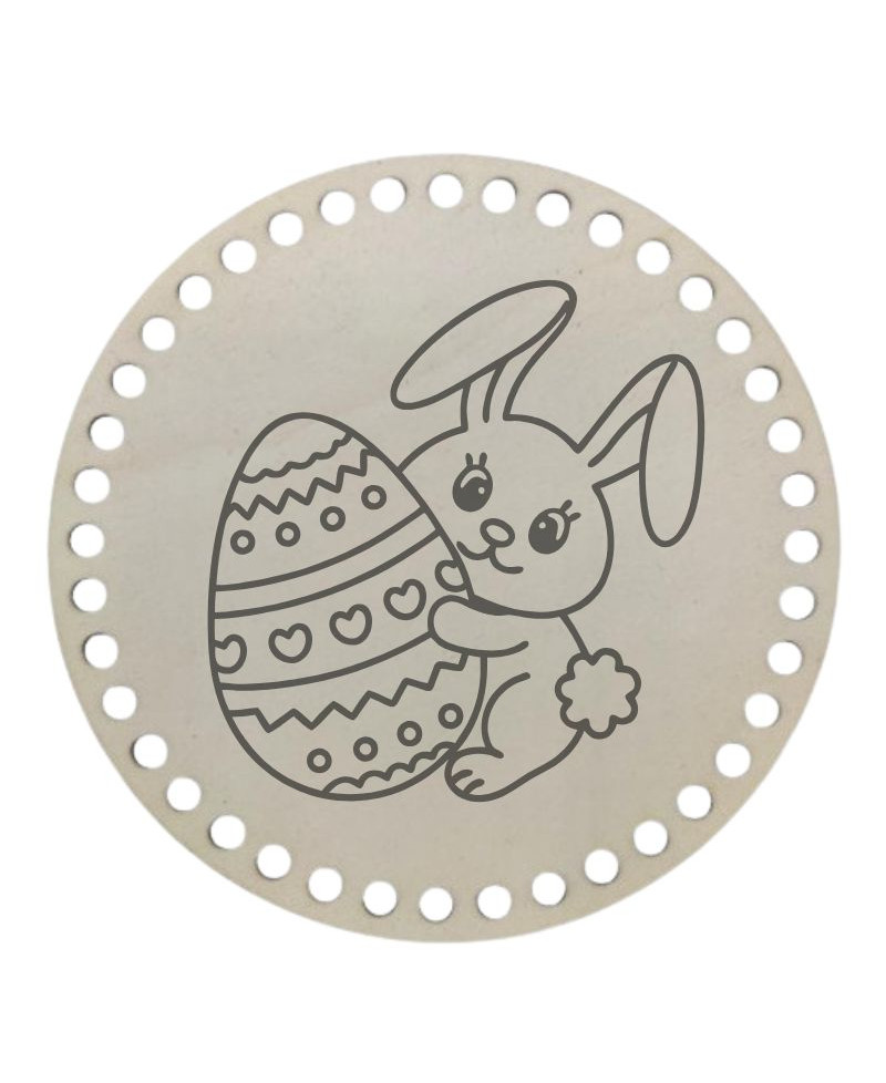 LESENO DNO ZA IZDELAVO KOŠARIC Z GRAVIRANIM MOTIVOM - VELIKA NOČ 8