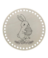 LESENO DNO ZA IZDELAVO KOŠARIC Z GRAVIRANIM MOTIVOM - VELIKA NOČ 9