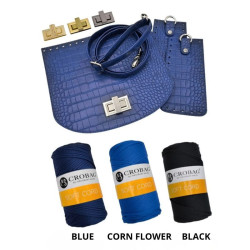 KOMPLET IVONNE croco blue
